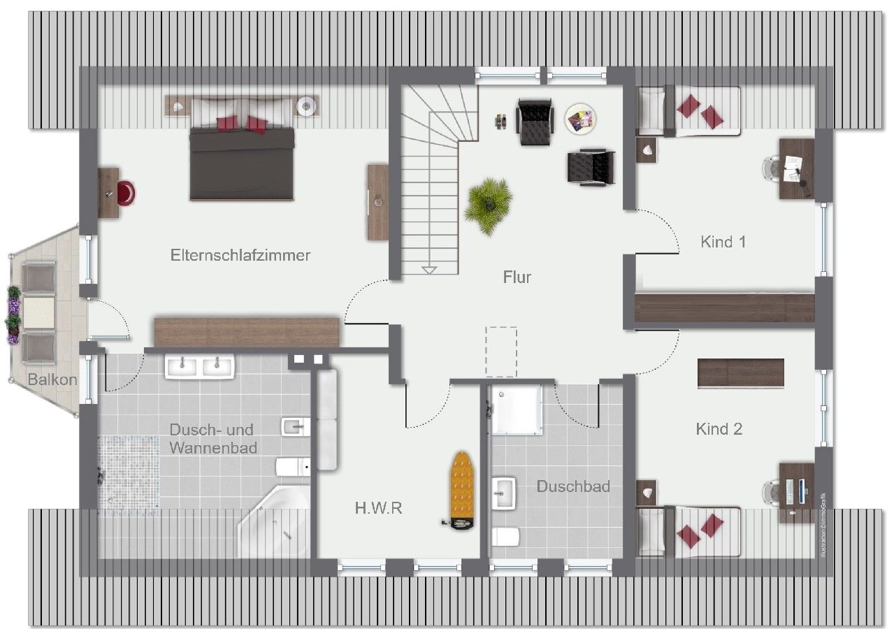 Grundriss Obergeschoss