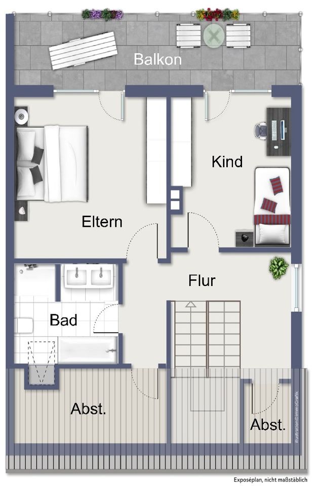 Grundriss Dachgeschoss