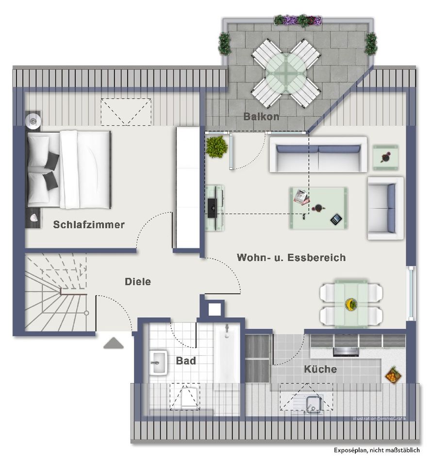 Grundriss Dachgeschoss