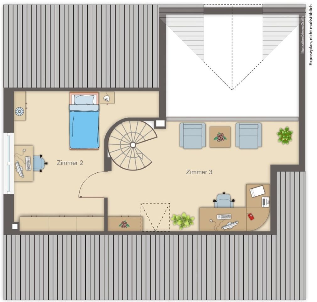 Grundriss Ebene 2