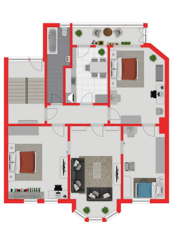 Grundriss 2. Obergeschoss