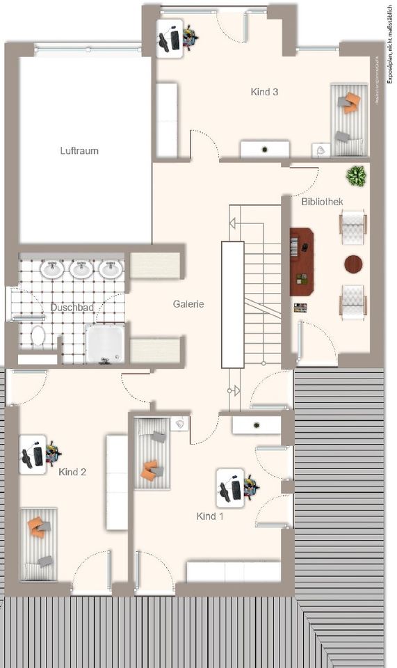 Grundriss Obergeschoss