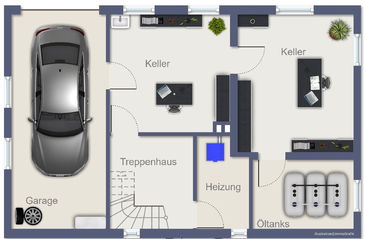 Grundriss Keller