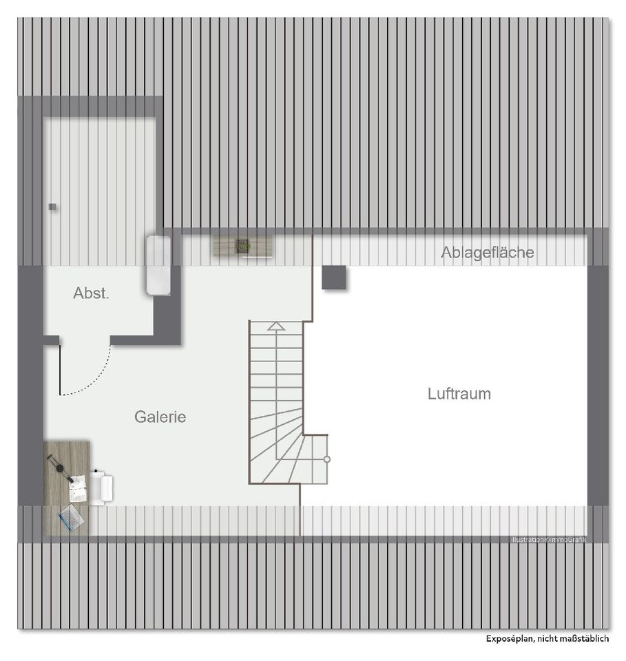 Grundriss Spitzboden