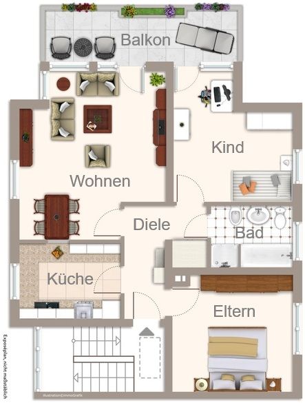 Grundriss Obergeschoss