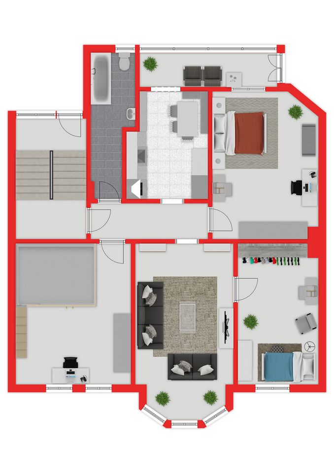Grundriss 1. Obergeschoss