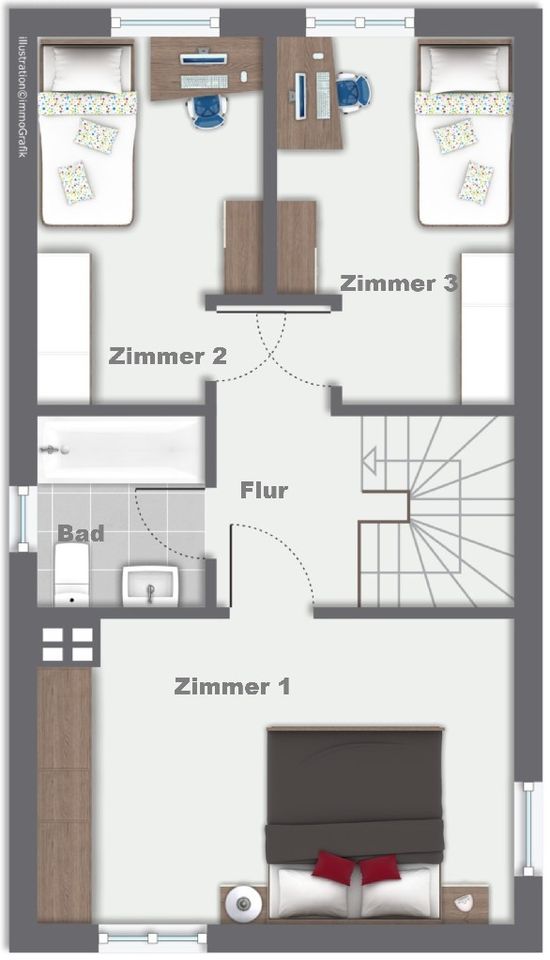 Grundriss Obergeschoss