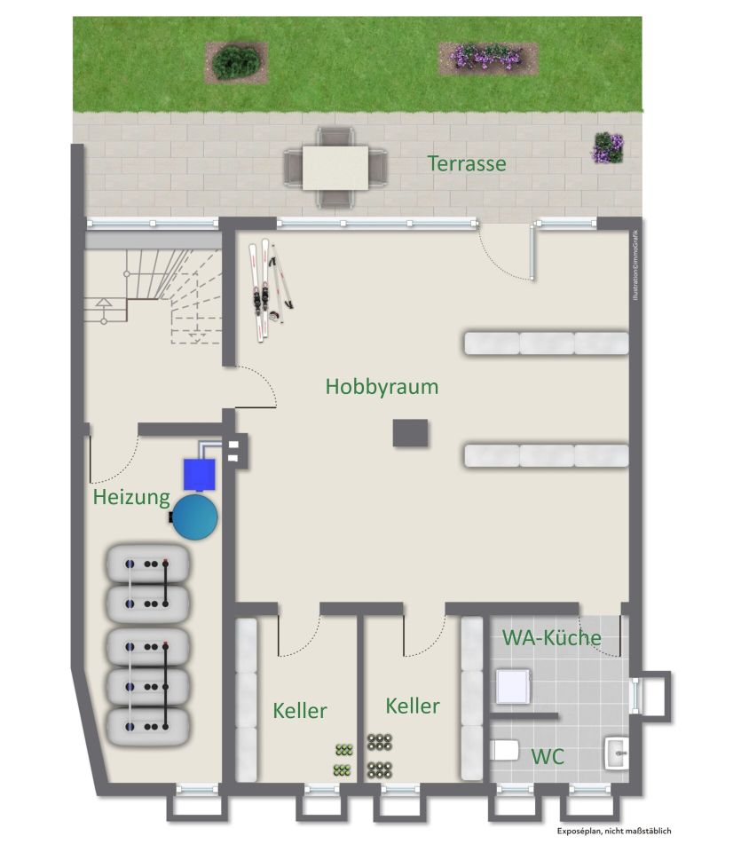 Grundriss Kellergeschoss