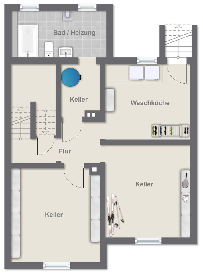 Grundriss Kellergeschoss