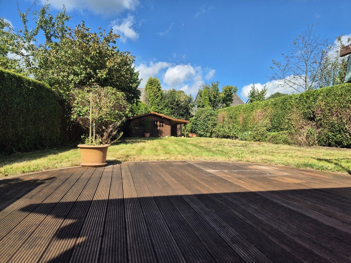 ...auch die Terrasse