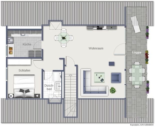 Grundriss Dachgeschoss