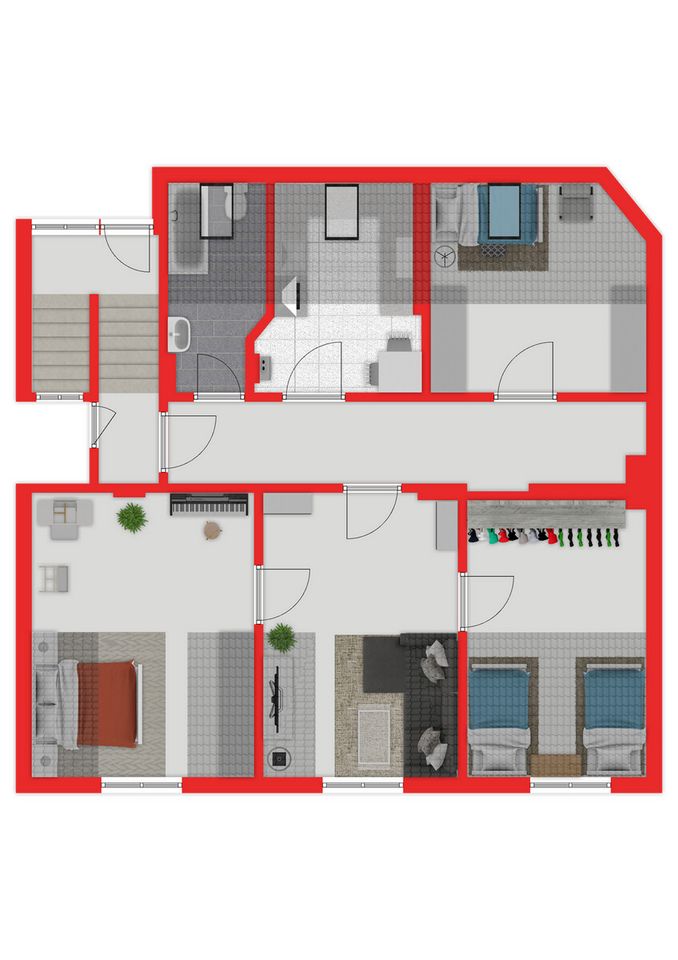 Grundriss 3. Obergeschoss