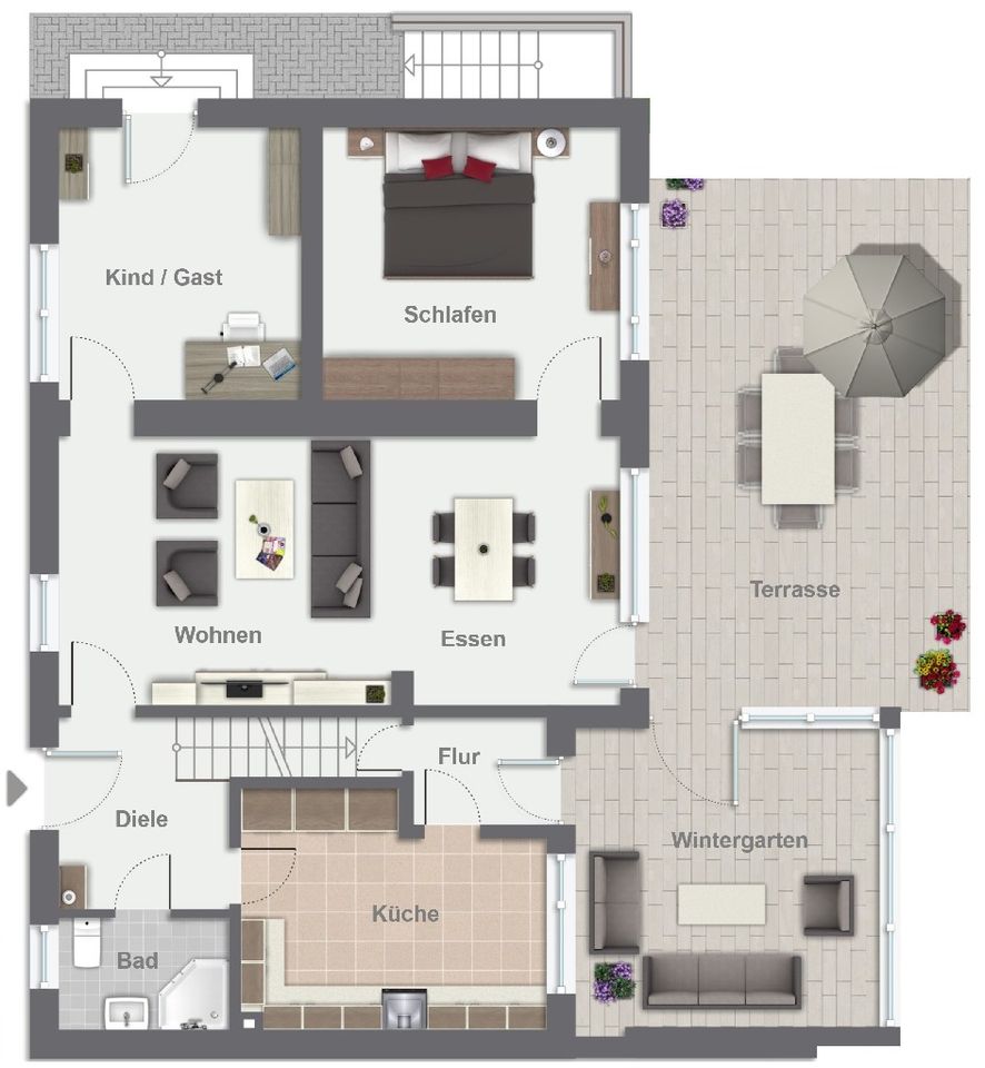 Grundriss Erdgeschoss