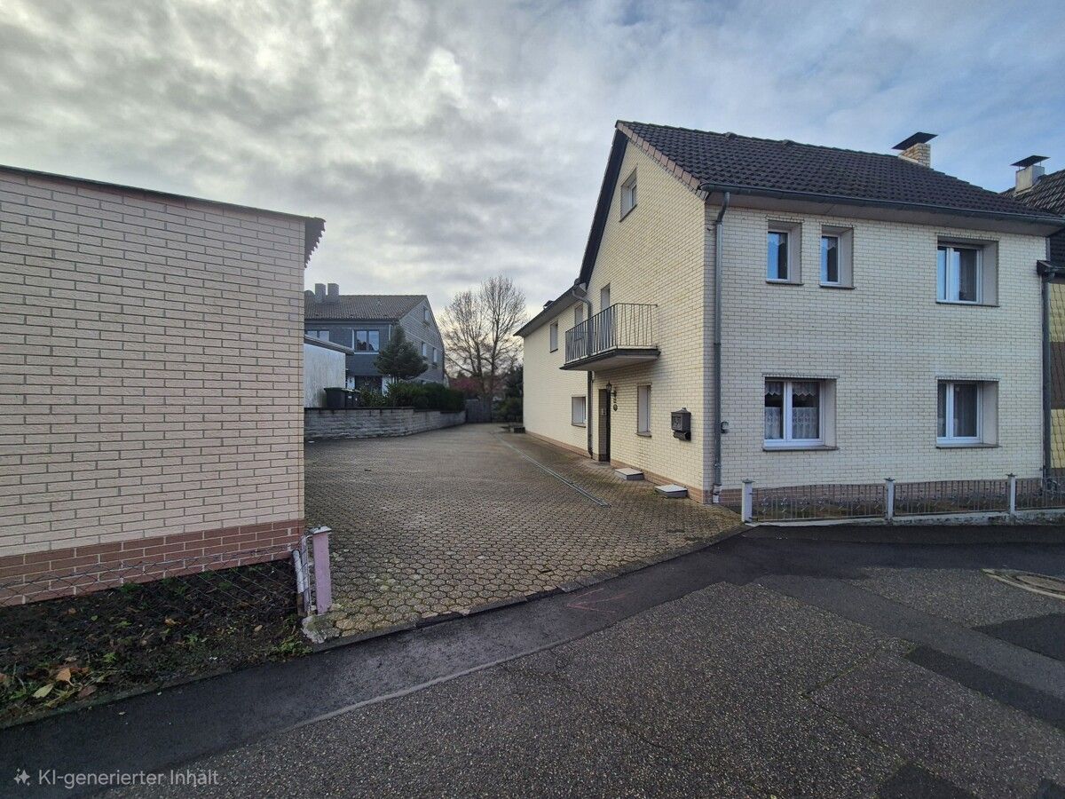 Haus, Hof und Garagenkomplex